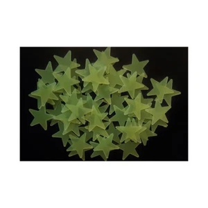 Leuchtsterne | Fluoreszierend | Sternenhimmel | 100 Stück | Gelb - Bild 1 von 3