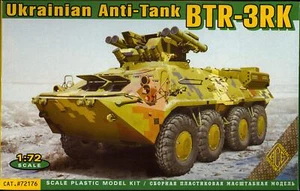 Ace Models 1/72 UKRAINIAN BTR-3RK ANTI-TANK VEHICLE - Picture 1 of 4