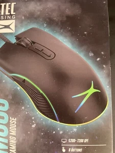 ** Altec MG300 RBG Gaming Mouse 8 Buttons Comfort Grip 5Ft Cord Loc D5-7v - Picture 1 of 10