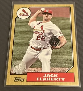 2022 Topps 35th Anniversary ‘87 #87B-45 Jack Flaherty St. Louis Cardinals - Picture 1 of 2