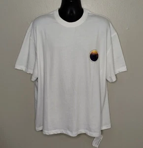 NINE POINT NINE The Runner Club Tee XL Athletic White Oversized Outdoor NWT NEW - Picture 1 of 10