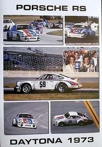 Póster Porsche 911 Carrera RS gana 24 horas Daytona 1973  - Imagen 1 de 2