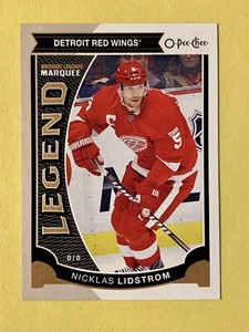 2015-16 O-Pee-Chee Detroit Red Wings Hockey Card #568 Nicklas Lidstrom