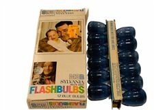 M3B Sylvania Flash Bulbs Blue dot Vtg original box camera lighting advertising