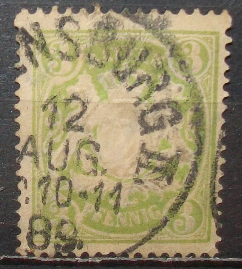N°434K STAMP DEUTSCHES REICH BAYERN CANCELED Aus - Image 1 of 1