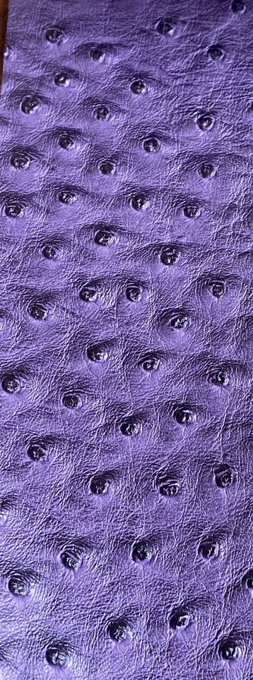 Purple ostrich faux vinyl Marine grade UV resistance waterproof Fabric - Image 1 of 1