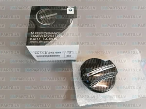 NUEVA TAPA DE LLENADO DE COMBUSTIBLE DE FIBRA DE CARBONO GENUINA BMW M PERFORMANCE 16112472988 - Imagen 1 de 12