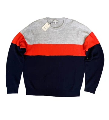 Peter Millar Crown Men's Apres Ski Crew Wool Sweater Shirt Navy Size 2XL $228 - Image 1 of 4
