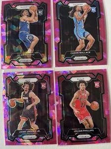 2023-24 Panini Prizm Pink Ice ROOKIE Basketball  Pick From List !! - Picture 1 of 1