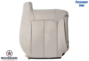 2001 Chevy Tahoe Z71-PASSENGER Side Lean Back Replacement Leather Seat Cover TAN - Picture 1 of 11