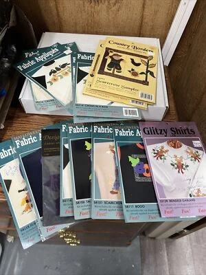 Iron On Applique Kits for Clothing  14 complete 6 incomplete G9 - Image 1 of 4