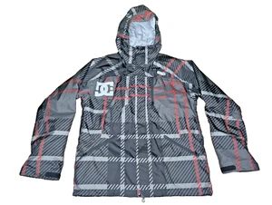DC Exotex 5000 Snowboard Ski Jacke Herren Größe L grau schwarz rot mit Kapuze - Bild 1 von 15