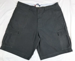 Pantalones Cortos Carga Para Hombre CHAPS Frente Plano Gris Carbón Talla 38 X 10 Entrepierna 21102RH.    - Imagen 1 de 5