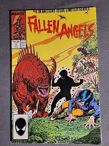 Fallen Angels #4 (Jul 1987, Marvel) Limited Series New Mutants Spin Off - Picture 1 of 8