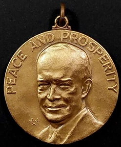 1960 Peace and Prosperity, Dinner with Ike, bronze medal. 33 mm - Picture 1 of 4