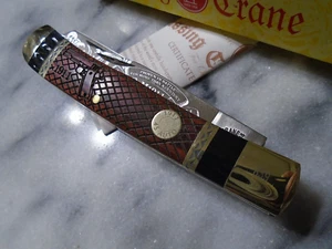 Kissing Crane Limited 1911 Pistol Trapper 2 Blade Pocket Knife 110th Anniversary - Picture 1 of 11