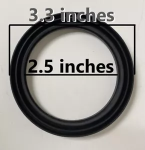 Toilet Tank to Bowl Gasket for 2 inch, two piece Toilets, Soft Rubber Gasket - Picture 1 of 5