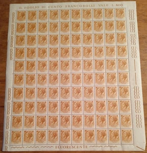 REPUBLIK - ITALIEN - TURRITA - BLATT - VON - 100 - 12 - LIRE - N763 - I - POSTFRISCH - Bild 1 von 1