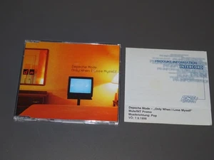 DEPECHE MODE - ONLY WHEN I LOSE MYSELF / 2 TRACK PROMO-CD 1998 & PROMO-SHEET - Bild 1 von 5
