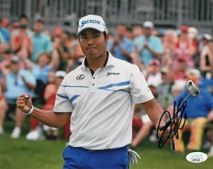 HIDEKI MATSUYAMA SIGNED AUTOGRAPH 8X10 PHOTO - 2021 MASTERS CHAMPION, RARE! JSA - Picture 1 of 1