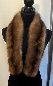 "Collar hecho de piel Marten natural, 39""" - Imagen 1 de 10