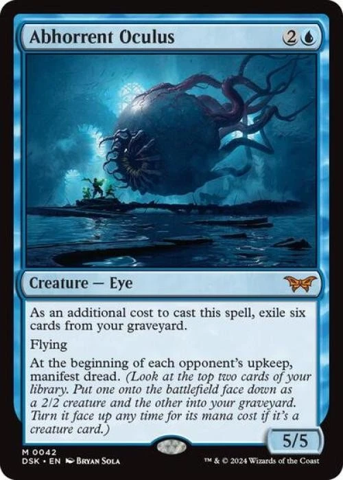 ~ Abhorrent Oculus ~ NM ~ Duskmourn: House of Horror ~ MTG ~ - Image 1 of 1