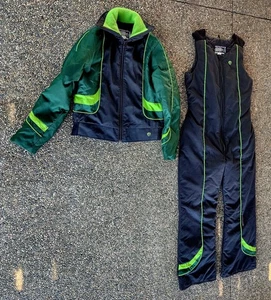 Vintage 70s 80s Arctic Cat Snowmobile Jacket Coat Men's L Tall Bibs L Tall  - Bild 1 von 11