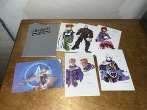 Robotech Battlecry Collectors Limited Edition Concept Art Cards Gamecube Xbox - Picture 1 of 8