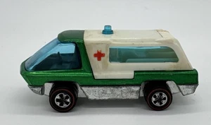 Hot Wheels Redline The Heavyweights Ambulance Green Hong Kong Nice! - Picture 1 of 7