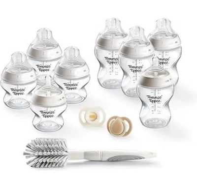 Tommee Tippee Natural Start Newborn Starter Set Bottles. 11 piece Set