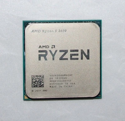 AMD Ryzen 5 2600 AM4 Sockel 6 x 3.4 Ghz Prozessor CPU gebraucht - Bild 1 von 2