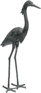 Achla Designs Great Blue Heron Garden Statue Verdigris - Picture 1 of 6