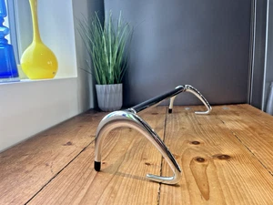 MID CENTURY MODERNIST DESIGN CENTRE EXTENDABLE RADIATOR TOWEL RAIL CLOTHES AIRER - Picture 1 of 13