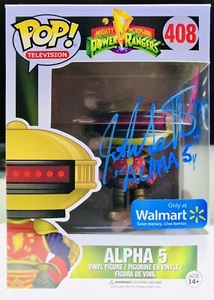 Funko Pop: Power Rangers Alpha 5 #408 Walmart (firmado por Joshua Seth) certificado JSA - Imagen 1 de 4