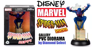 DISNEY MARVEL GALLERY SPIDER-MAN 2099 DIAMOND SELECT PVC DIORAMA ESTATUA NUEVA CAJA - Imagen 1 de 11