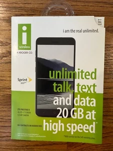 NEW ZTE Prestige II - 4G LTE - Black (Kroger) Sprint Android 6.0 Cell Phone - Picture 1 of 2