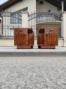 Art Deco nightstands, Antique nightstands, Art Deco furniture - Picture 1 of 10