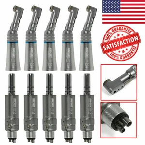 Dental Slow Low Speed Handpiece Contra Angle Latch /Air Motor 4 Hole e/t - Picture 1 of 12