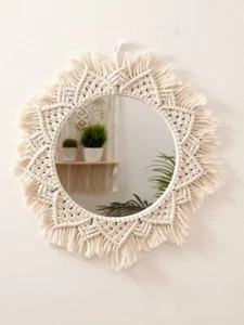 mirror home decor macrame - Picture 1 of 2