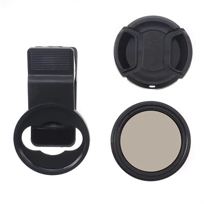 Plastic 37mm Clip-On Camera Lens Variable ND Filter Neutral Density ND2-ND400 - Image 1 of 4