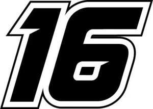 NUOVO PER 2022 #16 AJ Allmendinger Racing Adesivo Decalcomania - da SM a XL - vari colori - Foto 1 di 4
