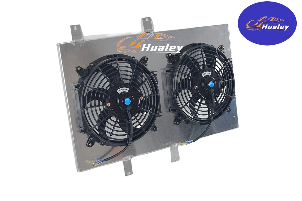 Aluminum Shroud+Fan For FORD PROBE 2.2L MAZDA 626/MX-6 GD F2/F2T 1988-1992 Auto - Image 1 of 4