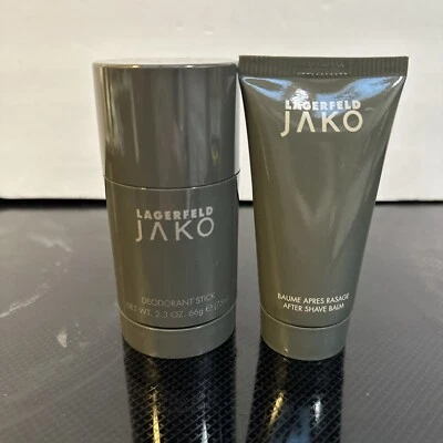 Bálsamo After Shave Lagerfeld Jako 1.7 Oz & Desodorante en Barra 2.3 Oz Nuevo Foto 1 de 4