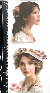 Lote de 2 sombreros de pelo largo para mujeres jóvenes adornos de una sola capa 575 - Imagen 1 de 1