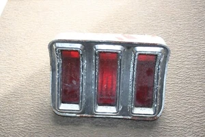 Original 1967 Ford Mustang Tail Light housing LENS & CHROME TRIM PIECES - Picture 1 of 8