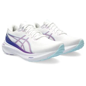 Zapatos para mujer ASICS Gel-Kayano 30, blancos/uva cibernética - Imagen 1 de 4