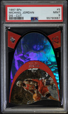 1997 SPx Die-Cut Hologram Michael Jordan #5 #SPX5 PSA 9 MINT