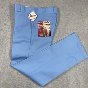 Vintage Dickies 874 Work Pants Men's 28x32 (Fits 26x31) Blue NEW OLD STOCK - Picture 1 of 11