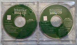 Encyclopedia Britannica 2004 2 CD Standard Edition, Windows-Mac Unused Condition - Picture 1 of 1