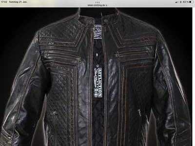 Affliction Lederjacke Gr. M, Modell Lemmy, Limited Edition - Bild 1 von 4